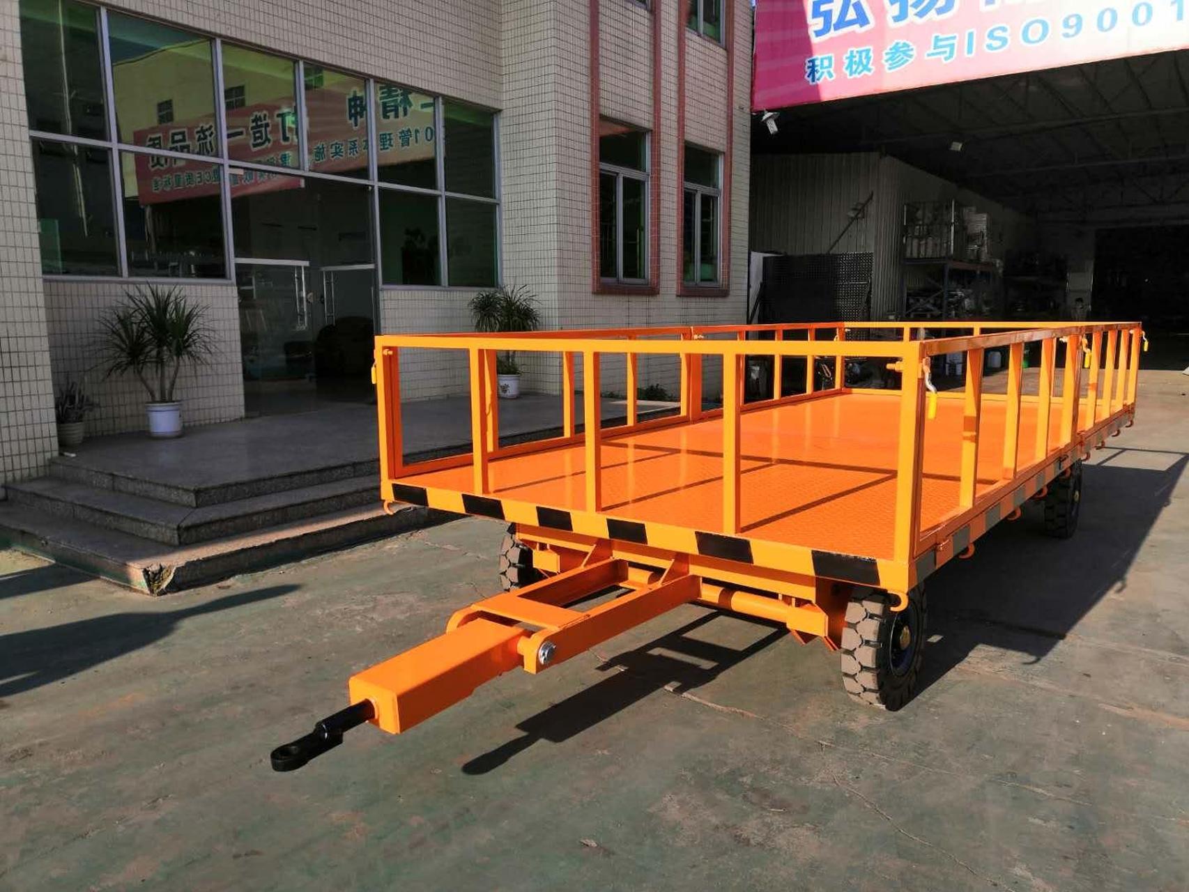 5噸護(hù)欄型平板拖車(chē)、工業(yè)全掛車(chē)案例
